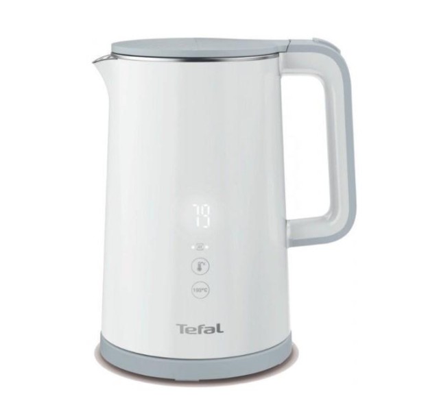 Електрочайник Tefal Sense kettle 1.7л, Strix, з подвійними стінками, 5 темп.реж, чорний