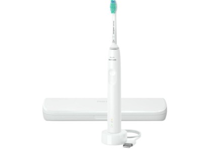 Щітка зубна електр. Philips, Sonicare Gemini 3100, 31т. колив/хв, насадок-1, футляр, білий