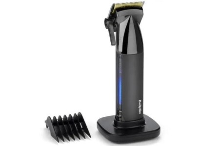 Машинка для стриження  Babyliss Super-X Metal Series, акум., насадок-12, сталь з графітовим покриттям, чорно-сріблястий