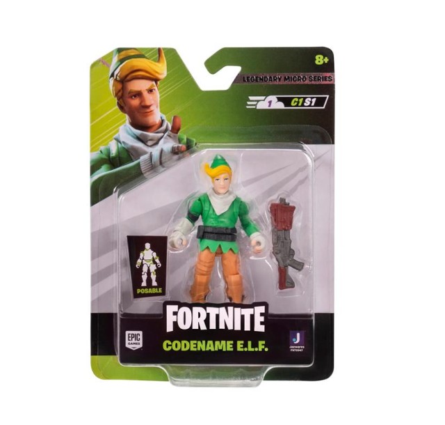 Колекційна фігурка Fortnite Micro Legendary Series Codename E.L.F., 6см