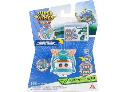 Ігрова фігурка Super Wings Super Pet Тіно улюбленець (Tino pet), світло