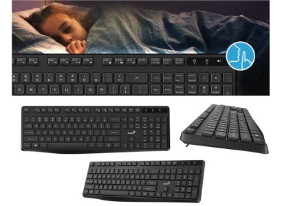 Клавіатура мембранна Genius KB-7200, 104key, WL, EN/UKR, чорний