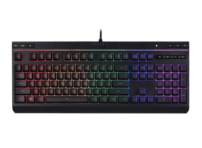 Клавіатура мембранна HyperX Alloy Core 114key, USB-A, EN/UK, RGB, чорний