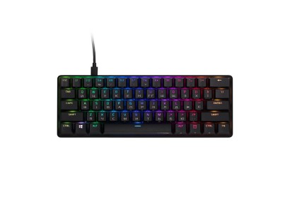 Клавіатура механічна HyperX Alloy Origins 60 61key, Red, USB-A, EN/UA, RGB, чорний