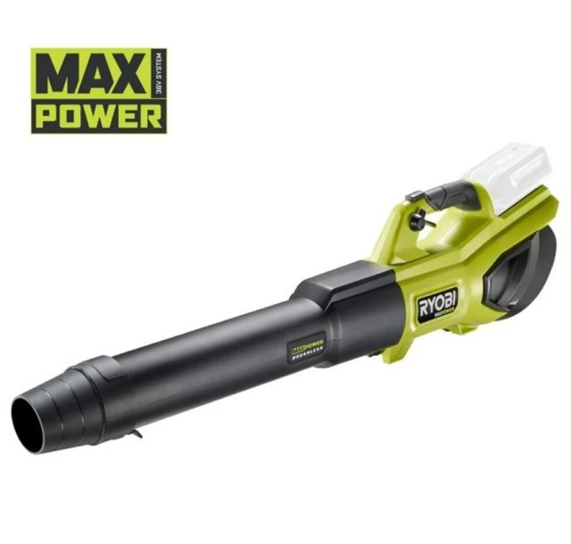 Повітродув садовий акумуляторний Max Power Ryobi RY36BLXB-0 36В 306км/год 1240м куб/год 3кг (без АКБ та ЗП)