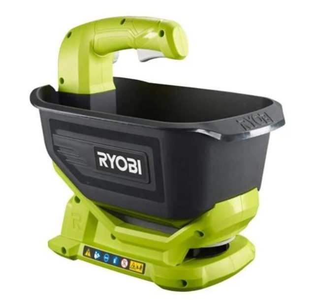 Сівалка акумуляторна Ryobi OSS1800 18В ONE+ розкид до 3.5м контейнер 4л без АКБ та ЗП