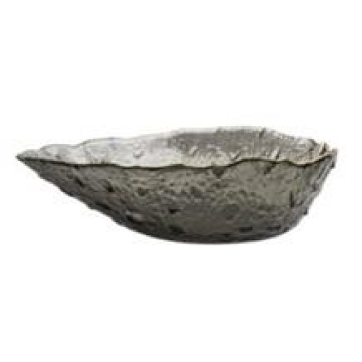 Салатник Ardesto Leaf, 17.5см, скло, сірий