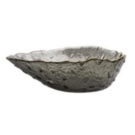 Салатник Ardesto Leaf, 21.5см, скло, сірий