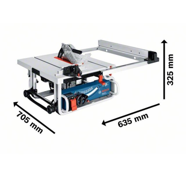 Стіл розпилювальний Bosch GTS 10 J 1800 Вт диск 254 мм 3650об·хв 26кг