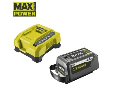 Набір акумулятора та зарядного пристрою Ryobi Max Power RY36BK60B-160 36В 1х6А·год ЗП 6А швидкозарядний