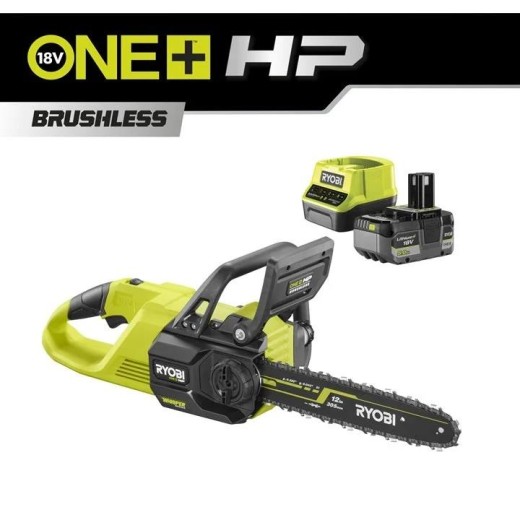 Пила ланцюгова акумуляторна Ryobi ONE+ HP RY18CSX30A-150 18В акб 1х5А·год ЗП 30см 3.2кг