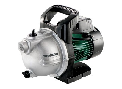 Насос садовий Metabo P 4000 G, 1100 Вт, 4 куб/год, висота подачі 46м, всмоктування до 8 м, 12.2 кг