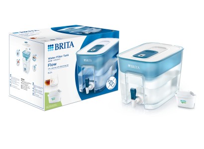 Фільтр-глечик Brita Flow Memo MXPro 8.2л (5.2л очищеної води) з фільтр-картриджем, синій