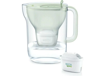 Фільтр-глечик Brita Style LED MXPro 2.4л (1.4л очищеної води) з фільтр-картриджем, зелений