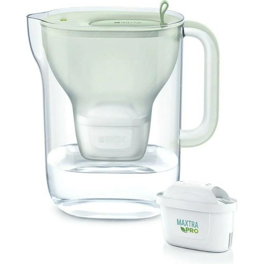 Фільтр-глечик Brita Style LED MXPro 2.4л (1.4л очищеної води) з фільтр-картриджем, зелений