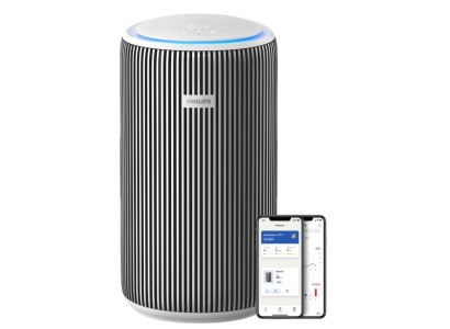 Очисник повітря Philips Series 3200, 135м2, 520м3/год, HEPA +вугільний фільтр, Wi-Fi, 5 режими, сріблясто-білий