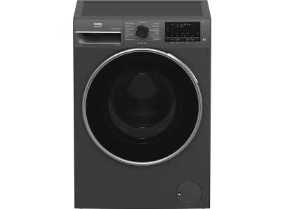 Пральна машина Beko фронтальна, 8кг, 1200, A+++, 56см, дисплей, пар, інвертор, графіт