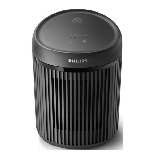 Тепловентилятор Philips Series 2000, 15м2, 1500Вт, електр. упр-ння, керамич.нагрів.елемент, Wi-Fi, темно-сірий