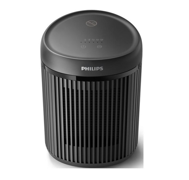 Тепловентилятор Philips Series 2000, 15м2, 1500Вт, електр. упр-ння, керамич.нагрів.елемент, Wi-Fi, темно-сірий