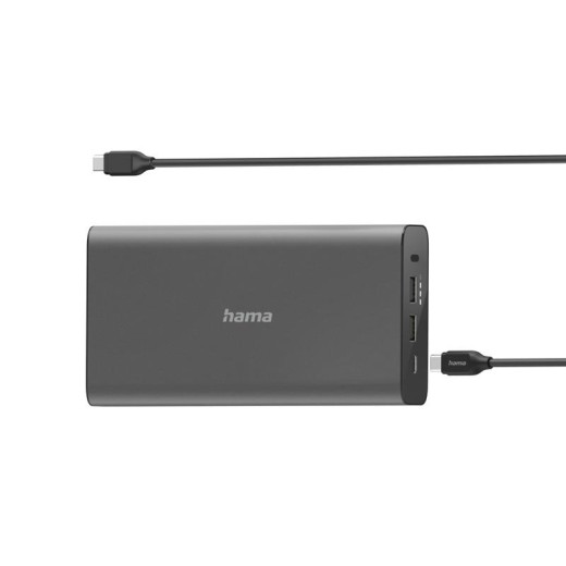 Акумулятор портативний літій-іонний Power Bank Hama 26800 мА·год, 60Вт, PD