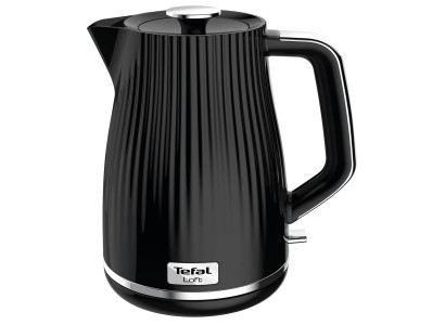 Електрочайник Tefal Loft 1.7л, Strix, пластик, чорний