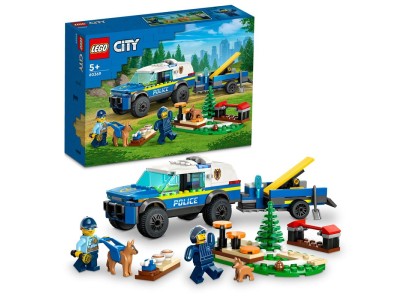 Конструктор LEGO City Мобільний майданчик для дресирування поліцейських собак