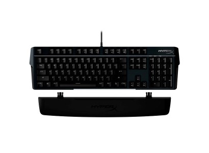 Клавіатура механічна HyperX Alloy MKW100 104key, TTC Red, USB-A, EN/UA, RGB, чорний