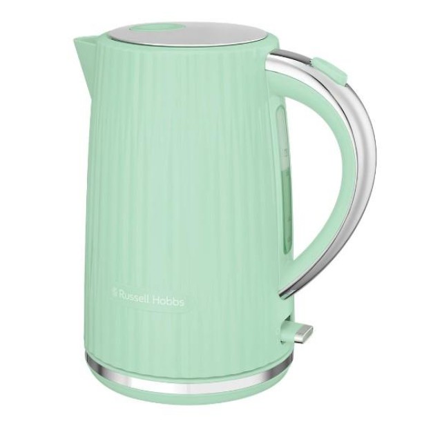 Електрочайник Russell Hobbs Eden, 1.7л, нержавіюча сталь, пластик, фісташковий