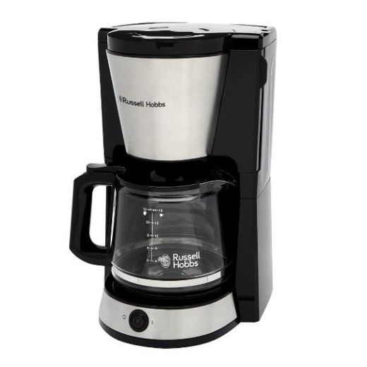 Кавоварка Russell Hobbs Heaton, 1.25л, мелена, чорно-срібний