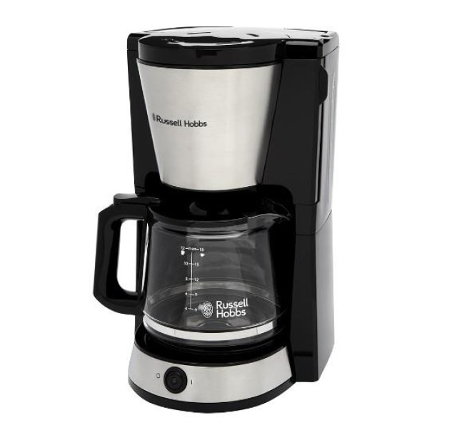 Кавоварка Russell Hobbs Heaton, 1.25л, мелена, чорно-срібний