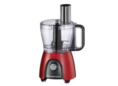 Кухонна машина Russell Hobbs Desire Red, 600Вт, чаша-пластик, корпус-пластик, насадок-4, червоний