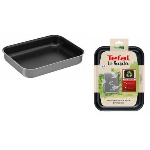 Форма для запікання Tefal La Recyclee, прямокутна, 19x25см, алюміній, чорний