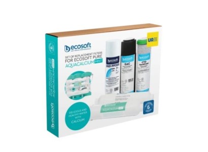 Комплект картриджів Ecosoft P'URE AquaCalcium Mint (6 місяців)