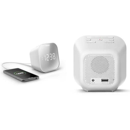 Радіогодинник Philips TAR4406 FM, mono 700 mW, USB AF