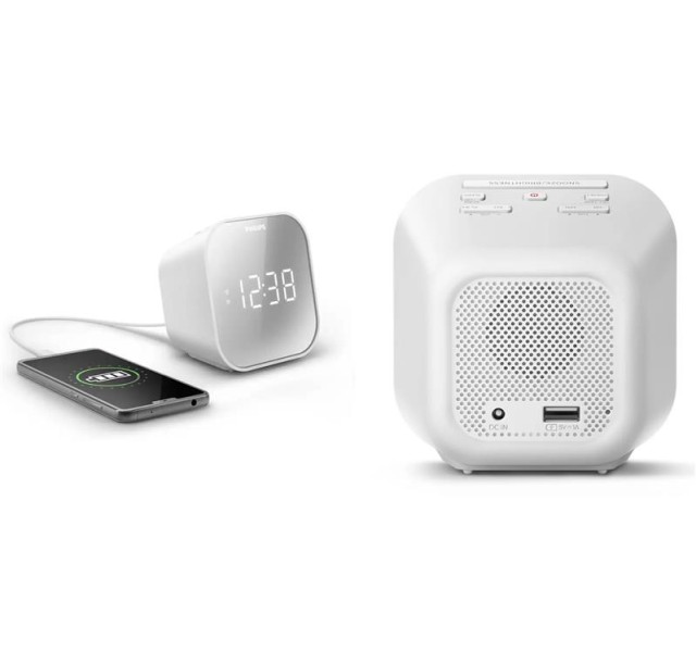 Радіогодинник Philips TAR4406 FM, mono 700 mW, USB AF