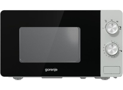 Мікрохвильова піч Gorenje, 20л, мех. керув., 800Вт, сріблястий