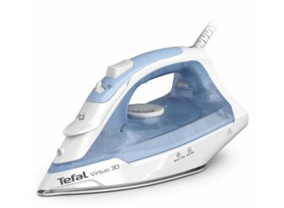 Праска Tefal Virtuo 30, 2000Вт, 240мл, паровий удар -120гр, постійна пара - 27гр, керам. підошва, біло-блакитний