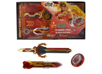 Дзиґа Infinity Nado VI Flaming Pack Палаючий Бойовий Ведмідь (Blazing War Bear)