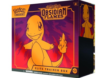 Колекційна карткова гра Pokemon: SV03 Obsidian Flames Elite Trainer Box