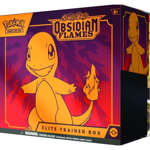 Колекційна карткова гра Pokemon: SV03 Obsidian Flames Elite Trainer Box