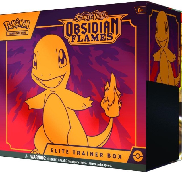 Колекційна карткова гра Pokemon: SV03 Obsidian Flames Elite Trainer Box