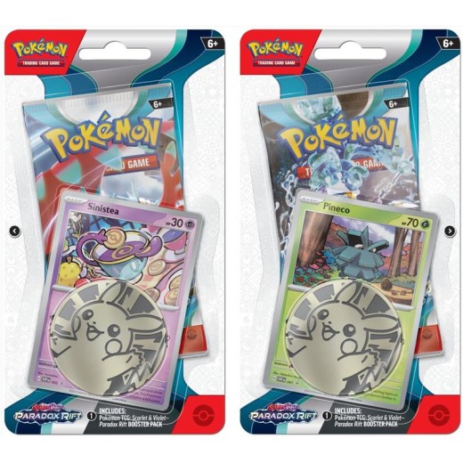 Колекційна карткова гра Pokemon: SV04 Paradox Rift Checklane Blister