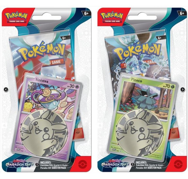 Колекційна карткова гра Pokemon: SV04 Paradox Rift Checklane Blister