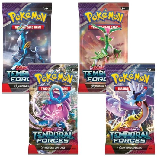 Колекційна карткова гра Pokemon: SV05 Temporal Forces Booster, бустер пак (1шт)