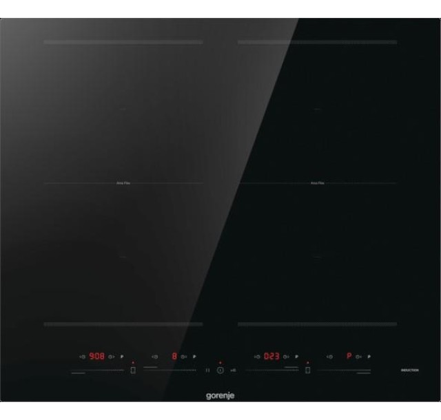 Варильна поверхня Gorenje індукційна, 60см, PowerBoost, TouchControl, збільшена площа приготування, чорний