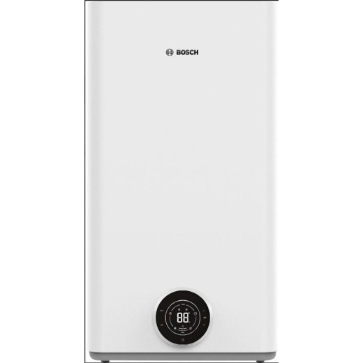 Водонагрівач електр. BOSCH плаский слім Tronic 4500, 50л, 1.5кВт, ун. монтаж, електр. кер-ння, B, білий