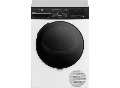 Сушильна машина Beko тепловий насос, 8кг, A++, 60см, дисплей, підсвітка барабану, пар, білий