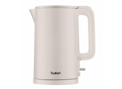 Електрочайник Tefal Thermo Protect, 1.5л, пластик, нержавіюча сталь, бежевий