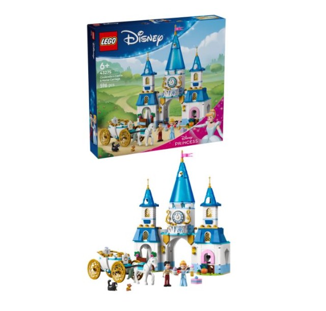 Конструктор LEGO Disney Princess Замок Попелюшки й карета