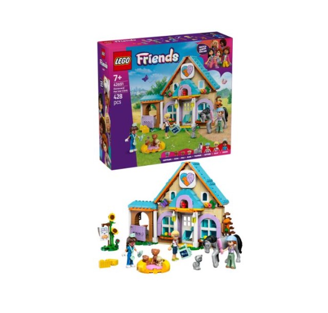 Конструктор LEGO Friends Ветеринарна клініка для коней і домашніх улюбленців
